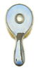 Faberge Armfelt Silver Blue Enamel Hair Brush - 3