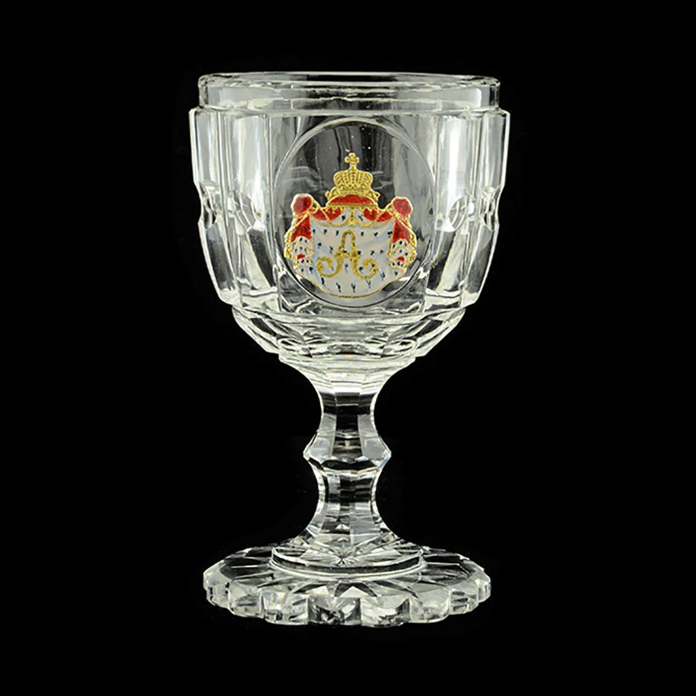 Russian Imperial Glassworks colorless liqueur glass (1 of 3)