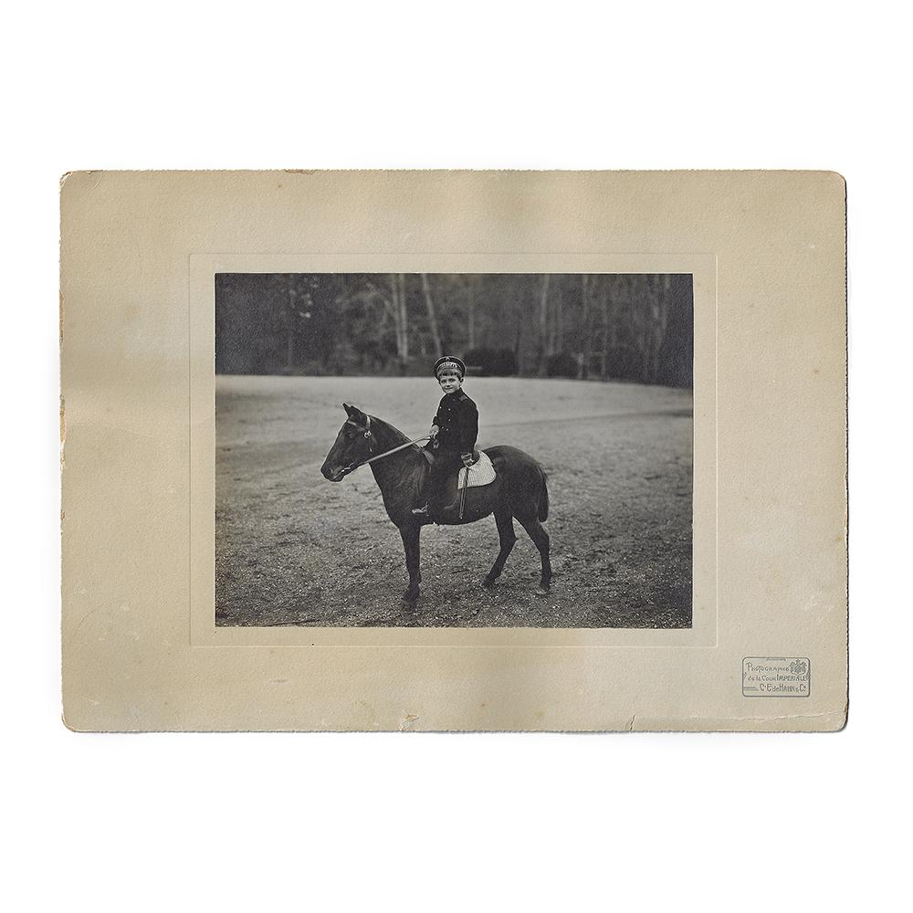 Photograph Tsarevich Alexei by Court Photographer Hahn (1 of 4)