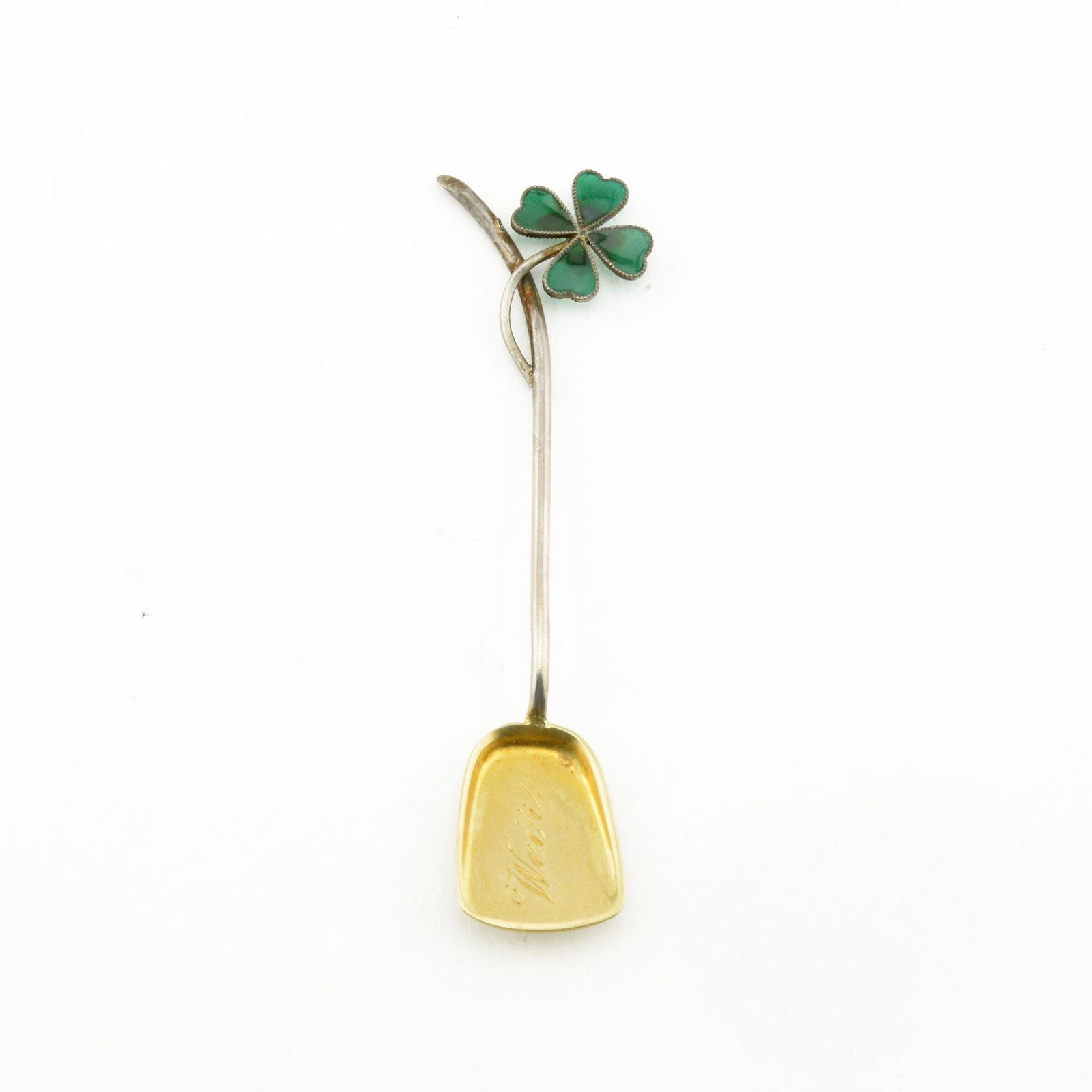 Marius Hammer Plique Enamel Salt Spoon (1 of 3)