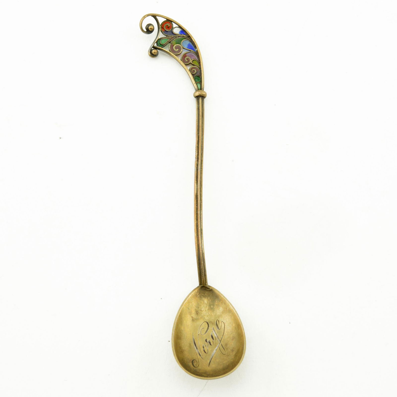 Plique enamel spoon (1 of 2)