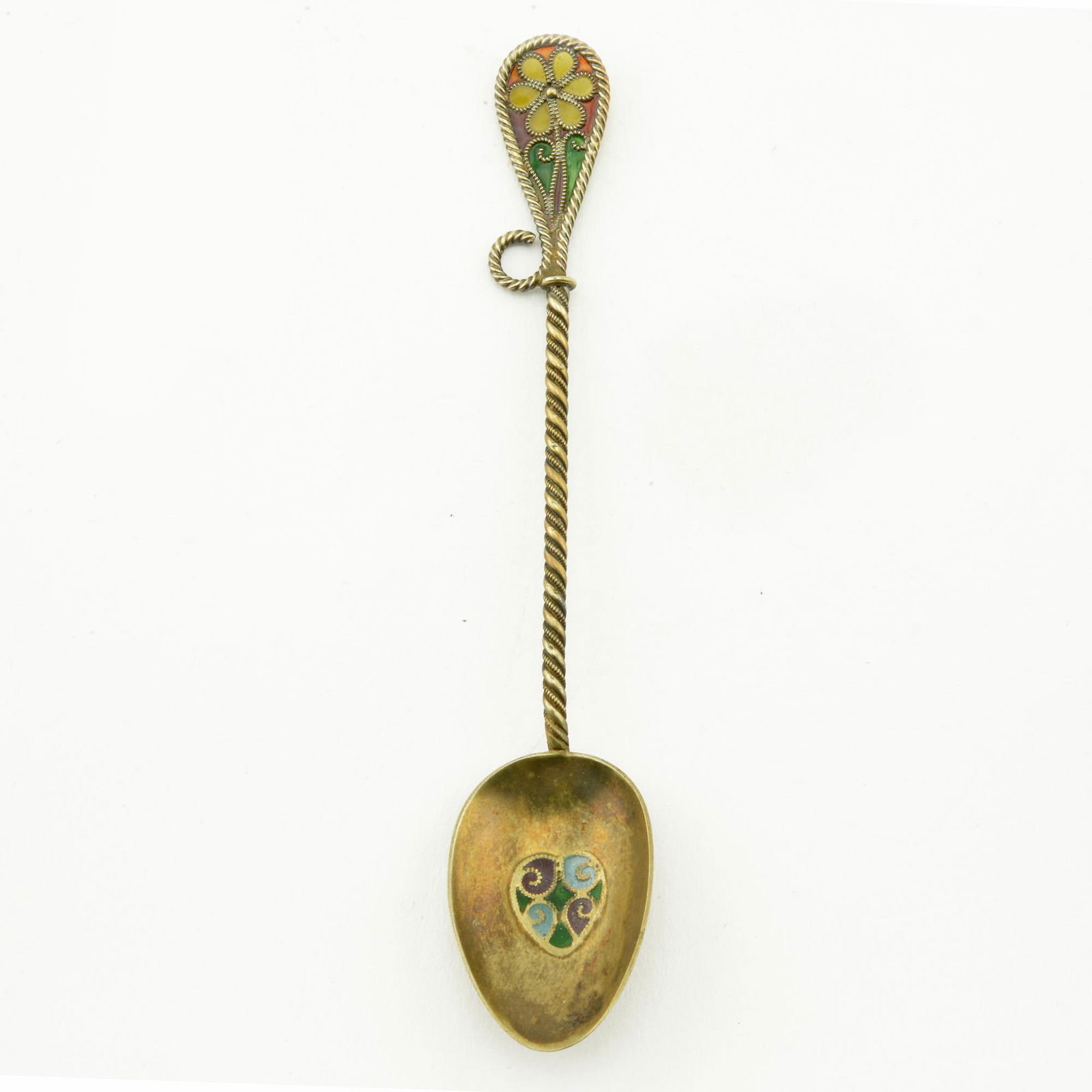 Plique enamel spoon (1 of 2)