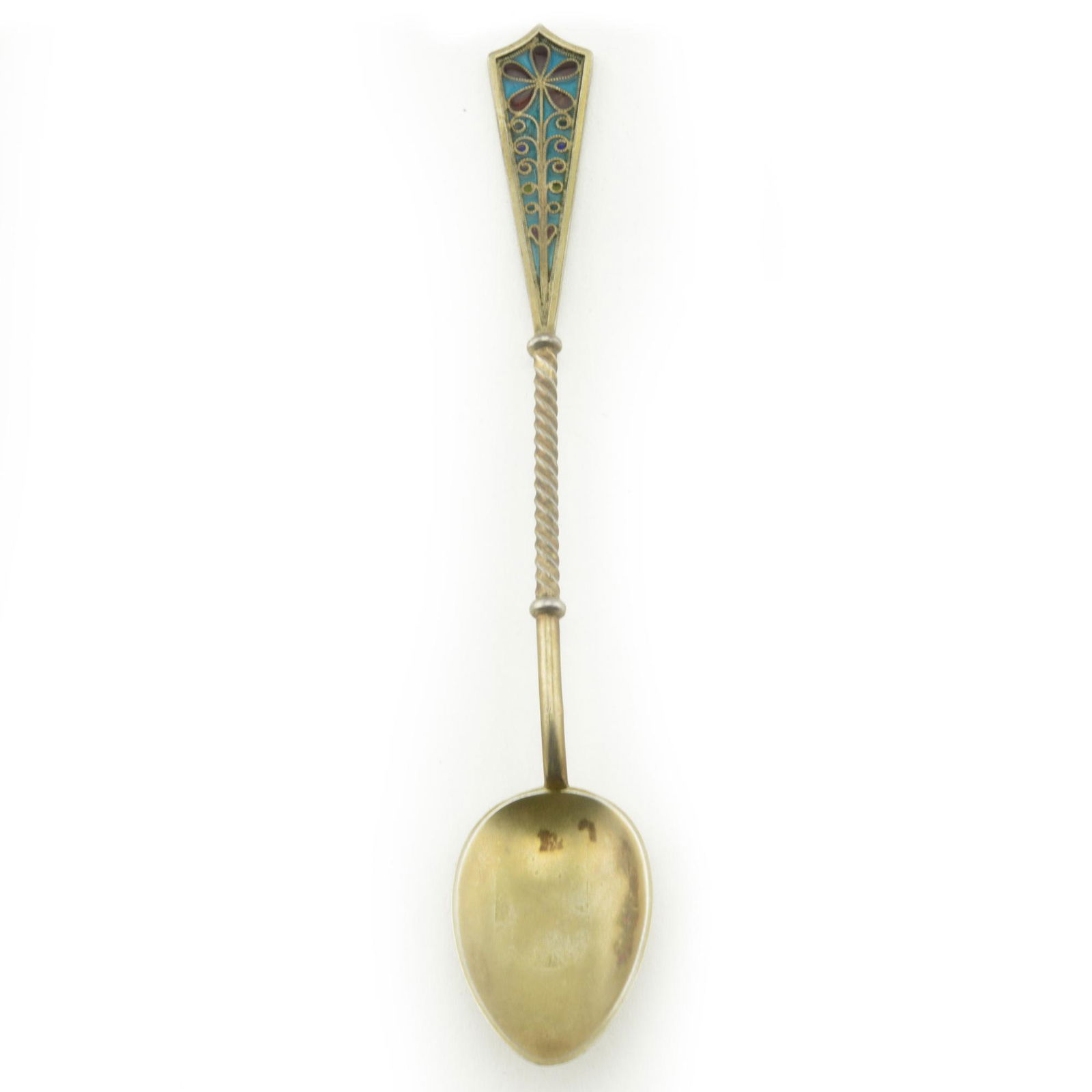 Norwegian Plique enamel spoon, Joseph Tostrup (1 of 3)