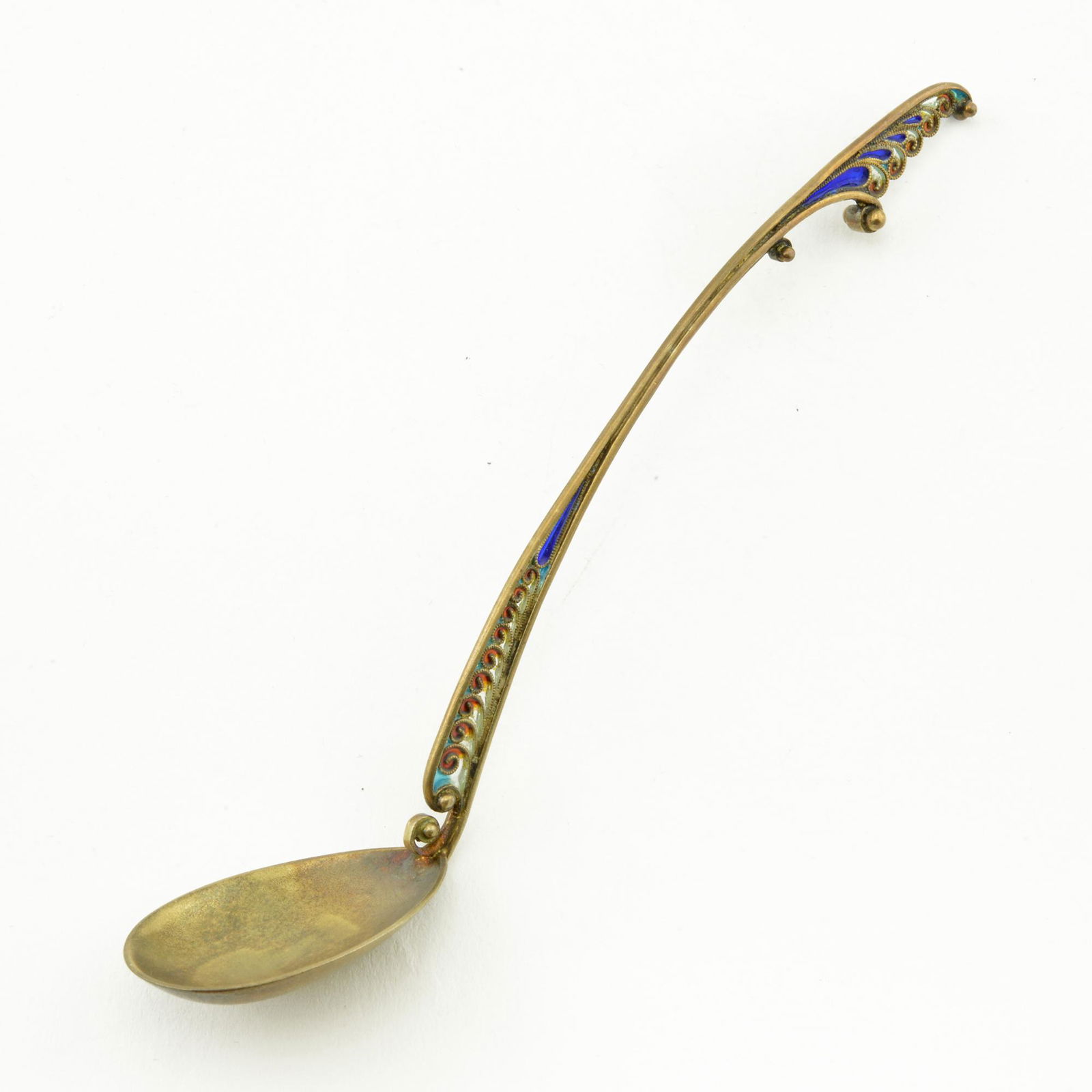 Norwegian Plique enamel spoon, Joseph Tostrup (1 of 3)