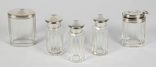 Grand Duchess Maria Alexandrovna: Silver Vanity Jars (1 of 7)
