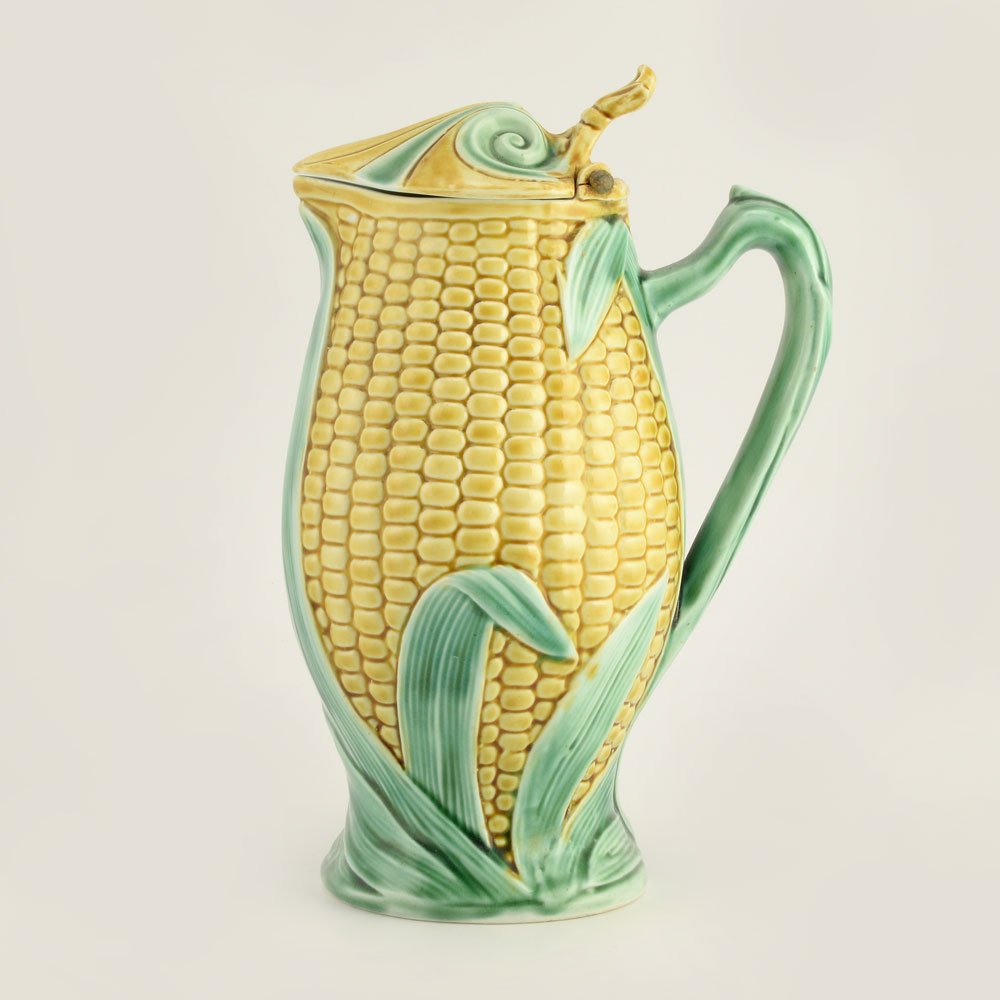 A Russian Kuznetsov faience jug, ca1900 (1 of 6)