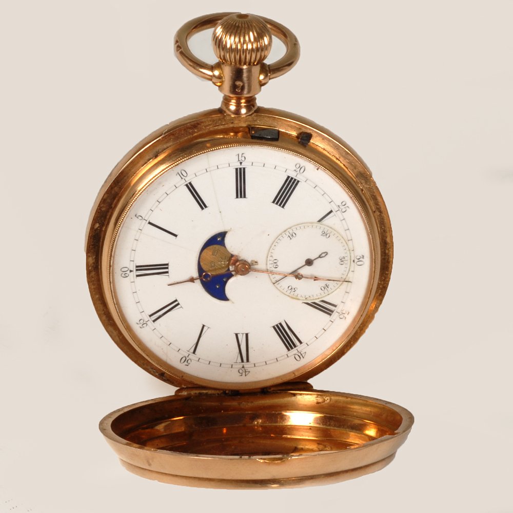 A Swiss Gold Pocket Watch for the Russian Market, c1900 (1 of 8)
