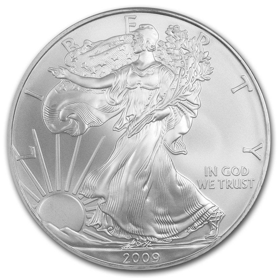 2009 Silver Eagle Bullion Coin (1 of 2)
