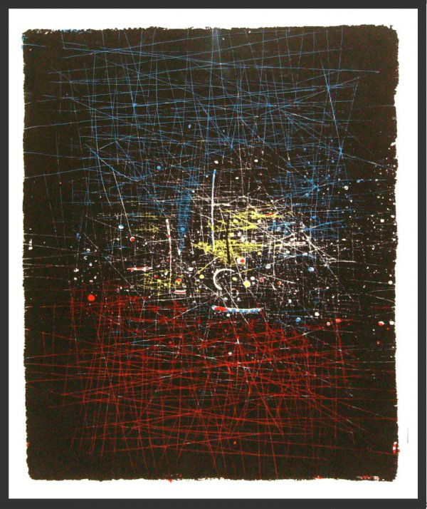 Paul Maxwell - Abstract - Original Litho: "Abstract" Signed Original Lithograph - 22 x 16 image (Artist Proof)