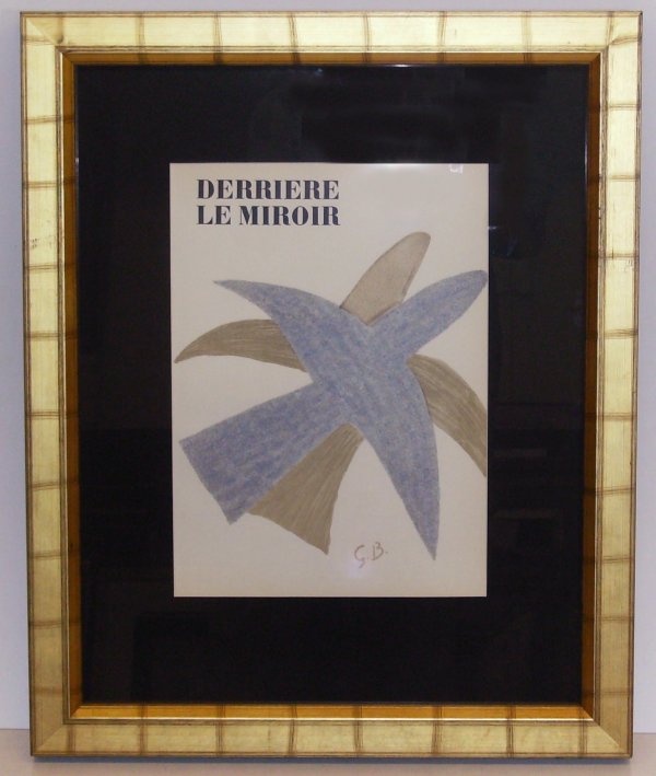 Georges Braque - Derriere Le Mirror Litho: "Derriere le Mirror Cover" Original Lithograph - 14.5 x 10.5