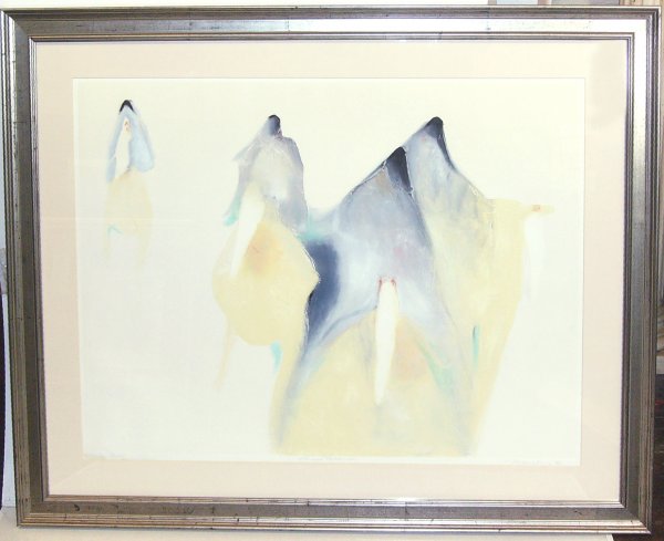 Jean Richardson - Eternal Return - Signed Litho: "Eternal Return" Signed Original Lithograph - 24 x 31.5 (Printer's Proof) dated '86