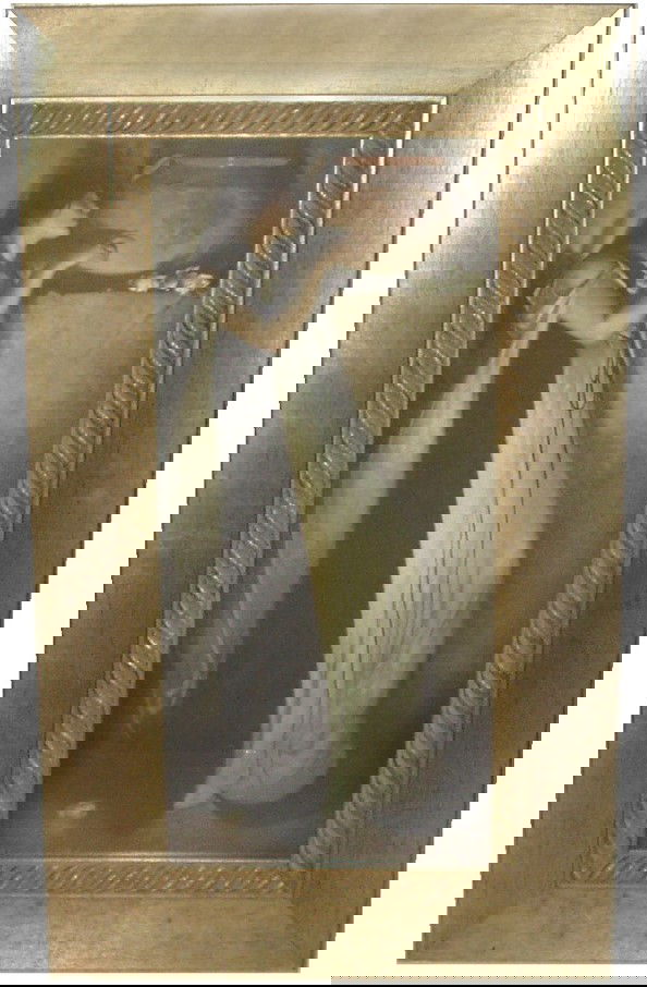 19: JOHN WHITE ALEXANDER STONE LITHOGRAPH (American 185: "Isabella and the Pot of Basil," 15" x 10.5" Rare Stone Lithograph, Circa 1890