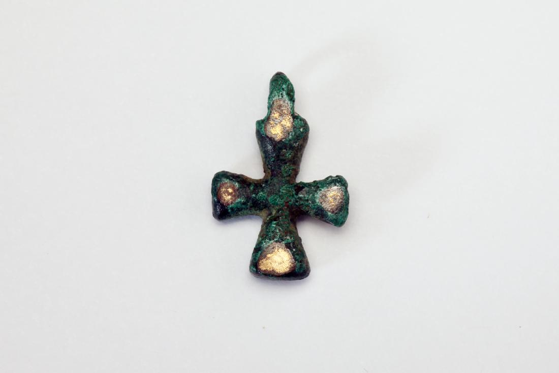 An Egyptian Coptic Multi-Metal Cross Amulet (1 of 2)