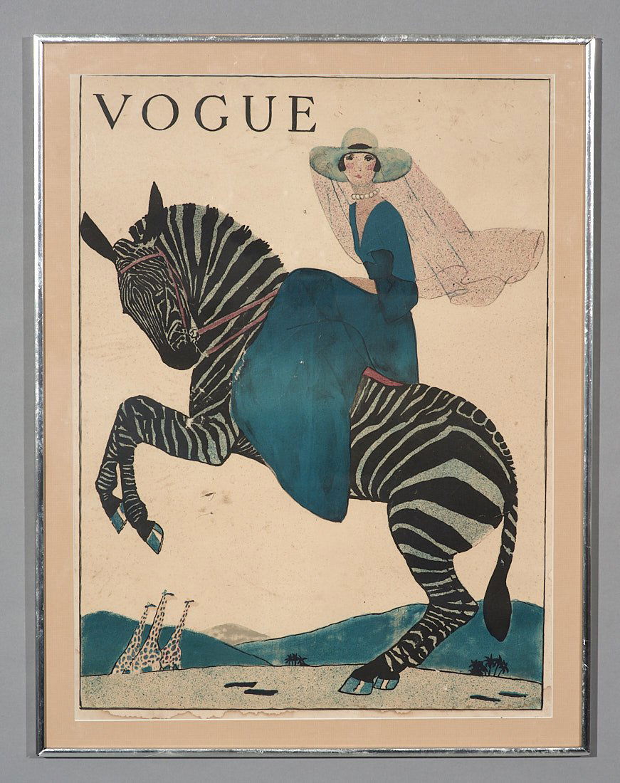 Original Vogue Cover Art by Andre E. Marty (1882-1974) (1 of 1)