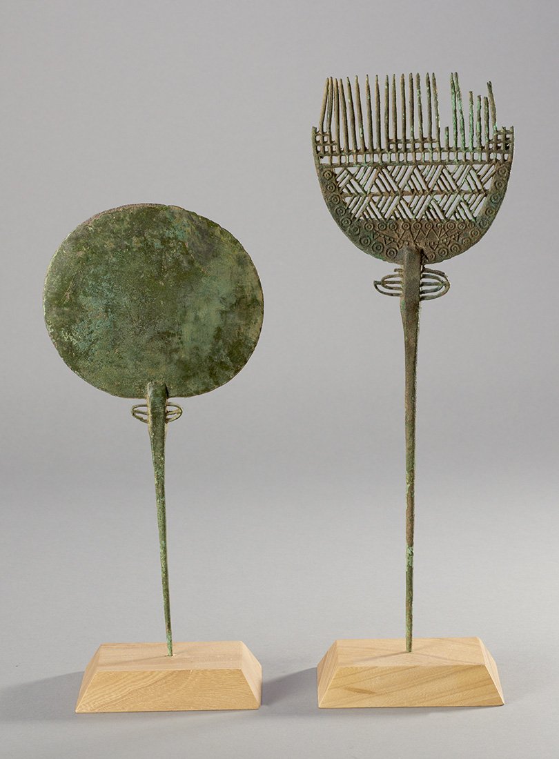 Two Large Ancient Bronze Pins (1 of 1)