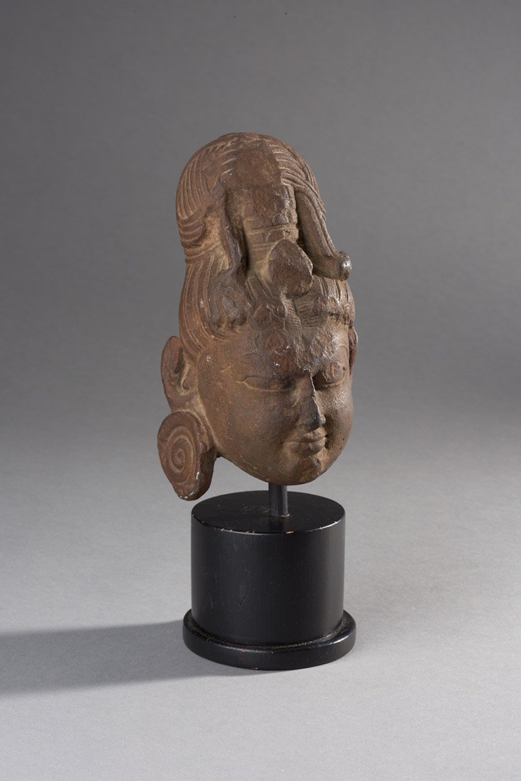 Ancient Indian Stone Head (1 of 2)