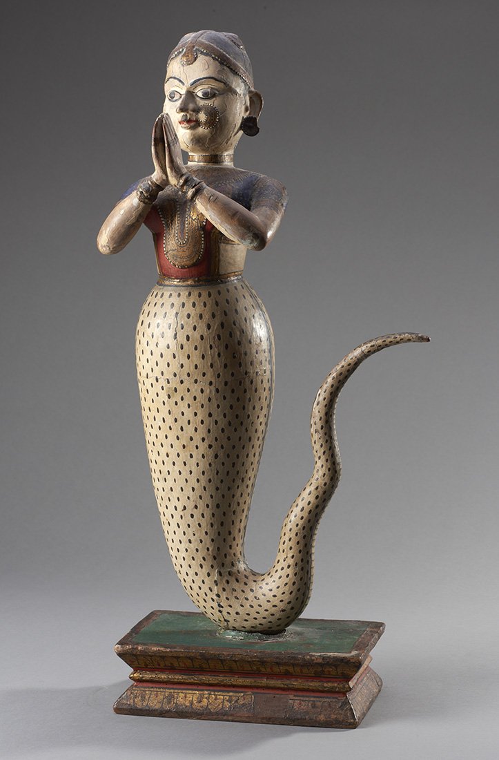 Fine and Rare Indian Wood Figure (1 of 2)