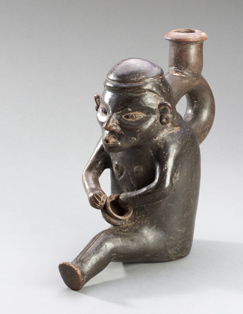 Ancient Pre-Columbian Pottery Vessel (1 of 2)