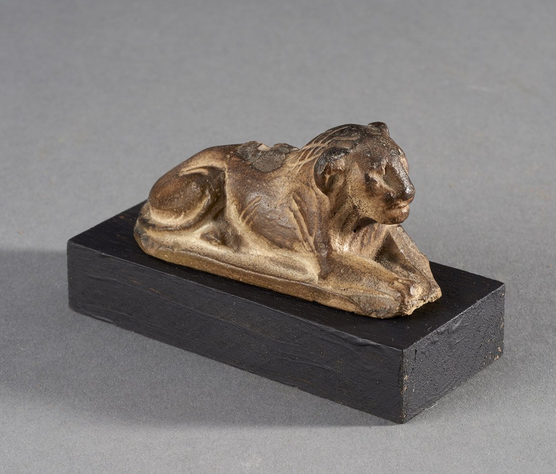 Large Ancient Egyptian Lion Amulet (1 of 2)