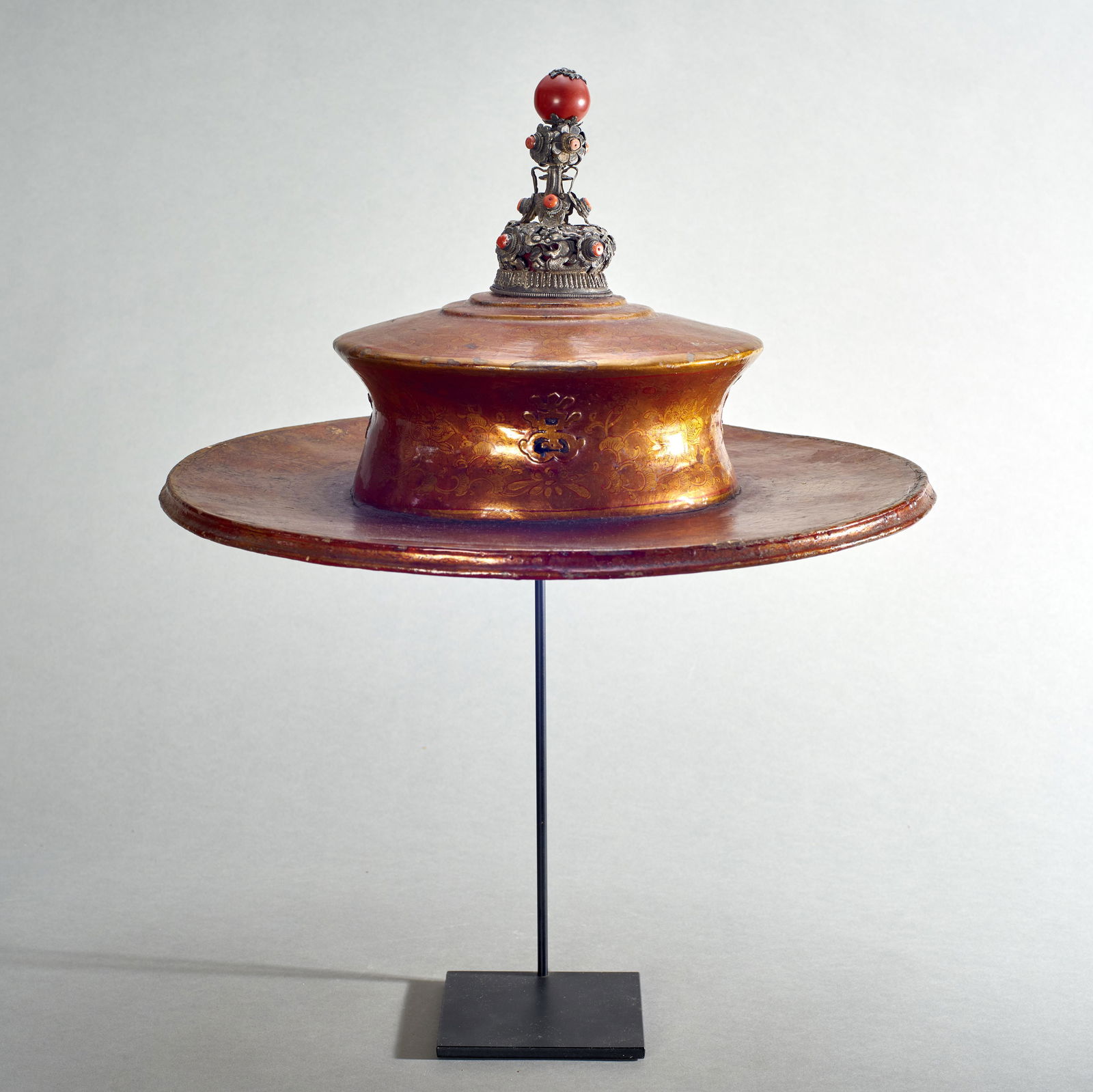 Rare Tibetan Ceremonial Hat (1 of 5)