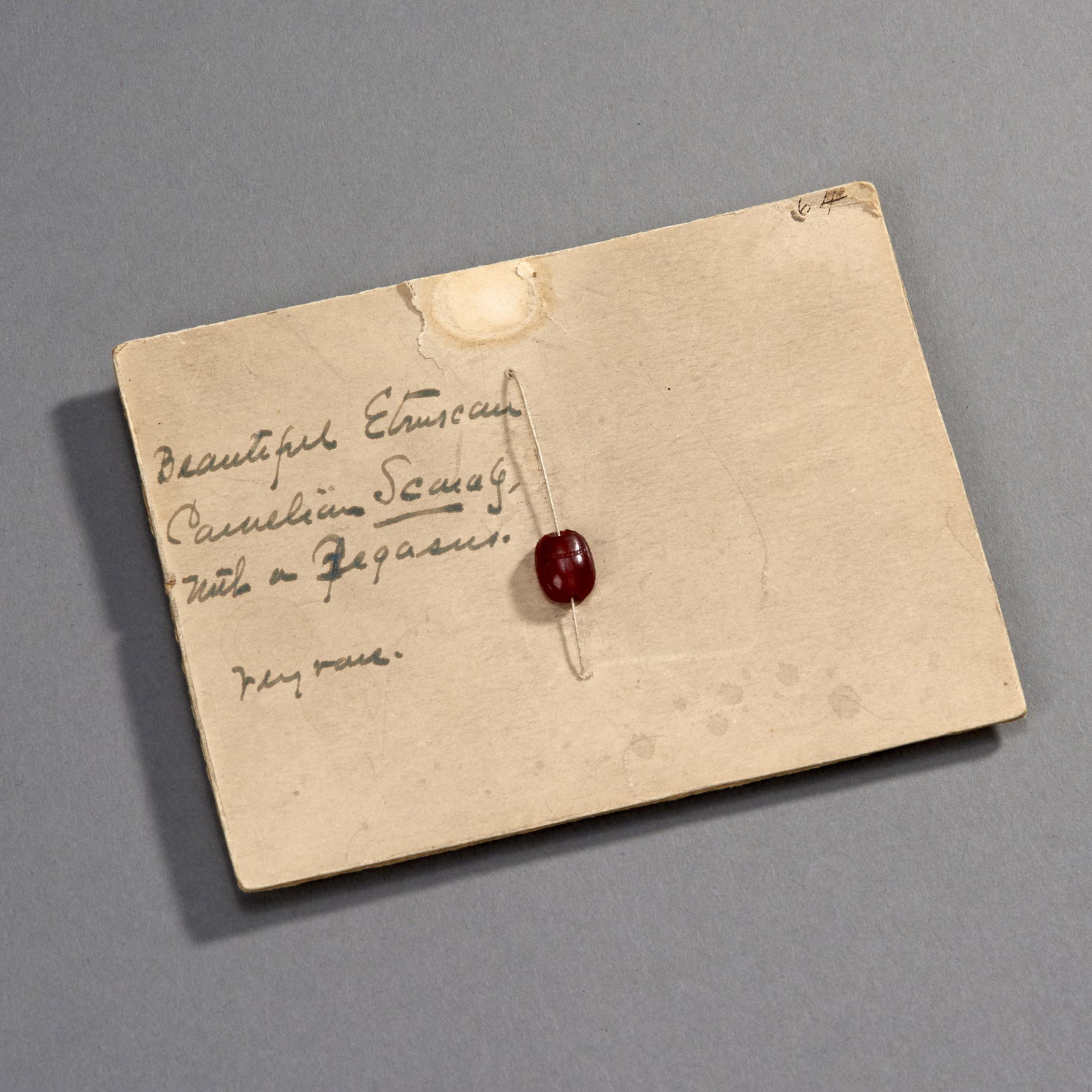 Ancient Etruscan Stone Scarab (1 of 3)