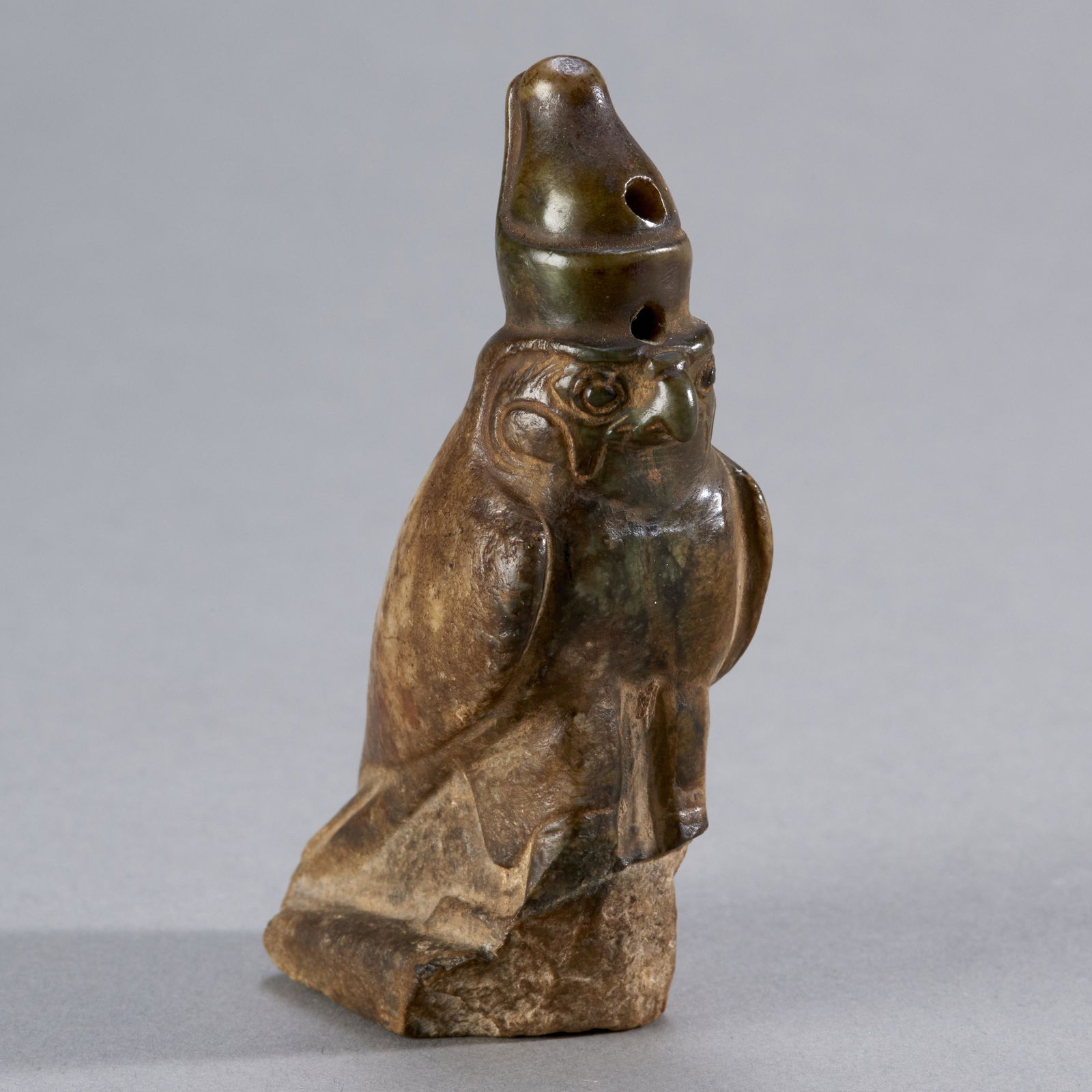 Fine Ancient Egyptian Hardstone Figure of Horus (1 of 4)
