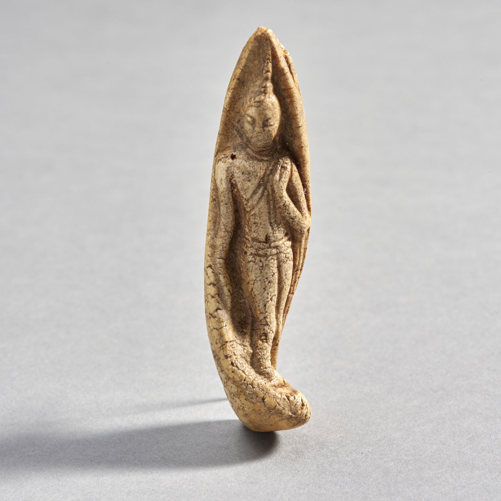 Antique Thai Carved Buddha (1 of 2)