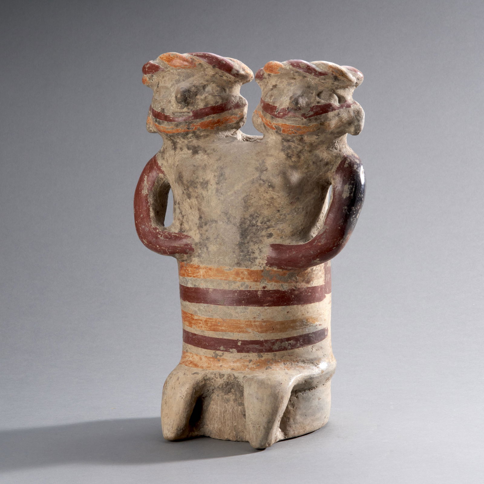 Large Pre-Columbian Two-Headed Figure (1 of 1)