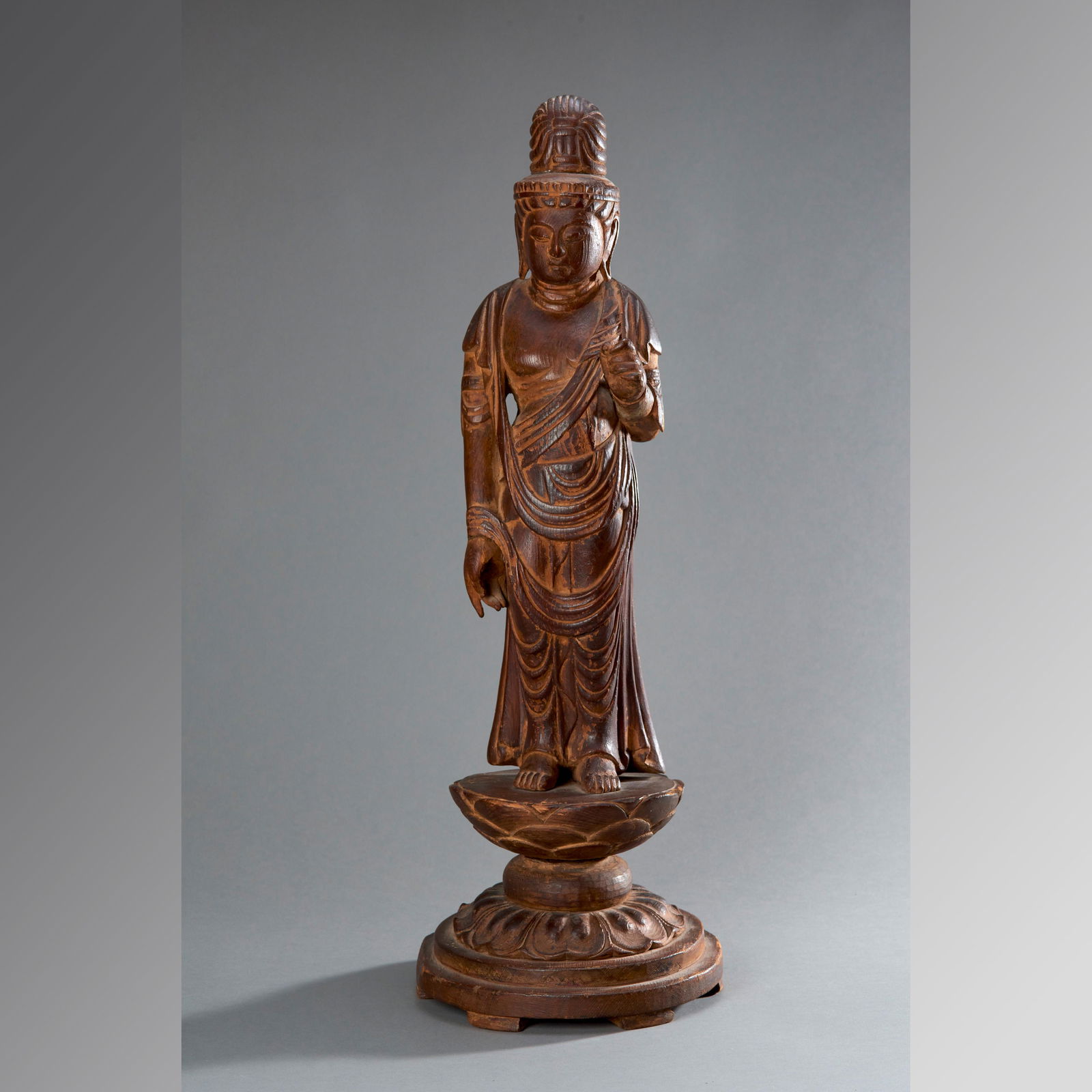 Early Japanese Wood Figure (1 of 2)