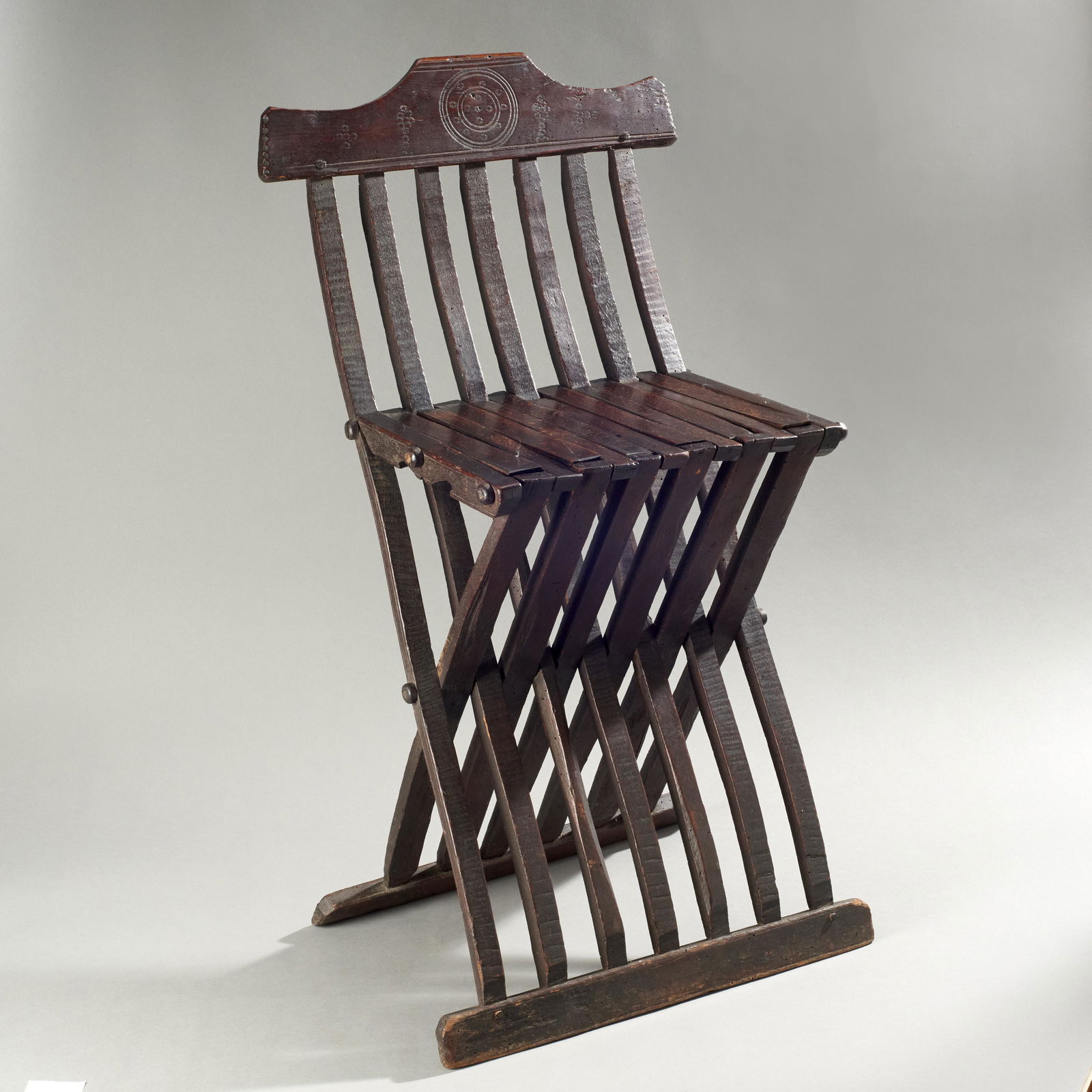 Very rare Renaissance Period Folding Chair (1 of 3)
