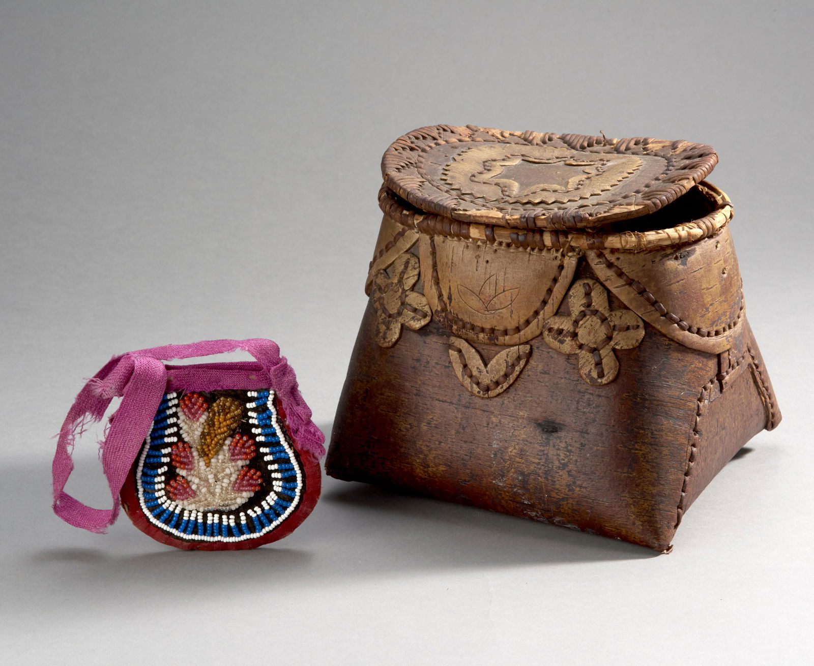 Rare Mohawk Bark Basket (1 of 1)