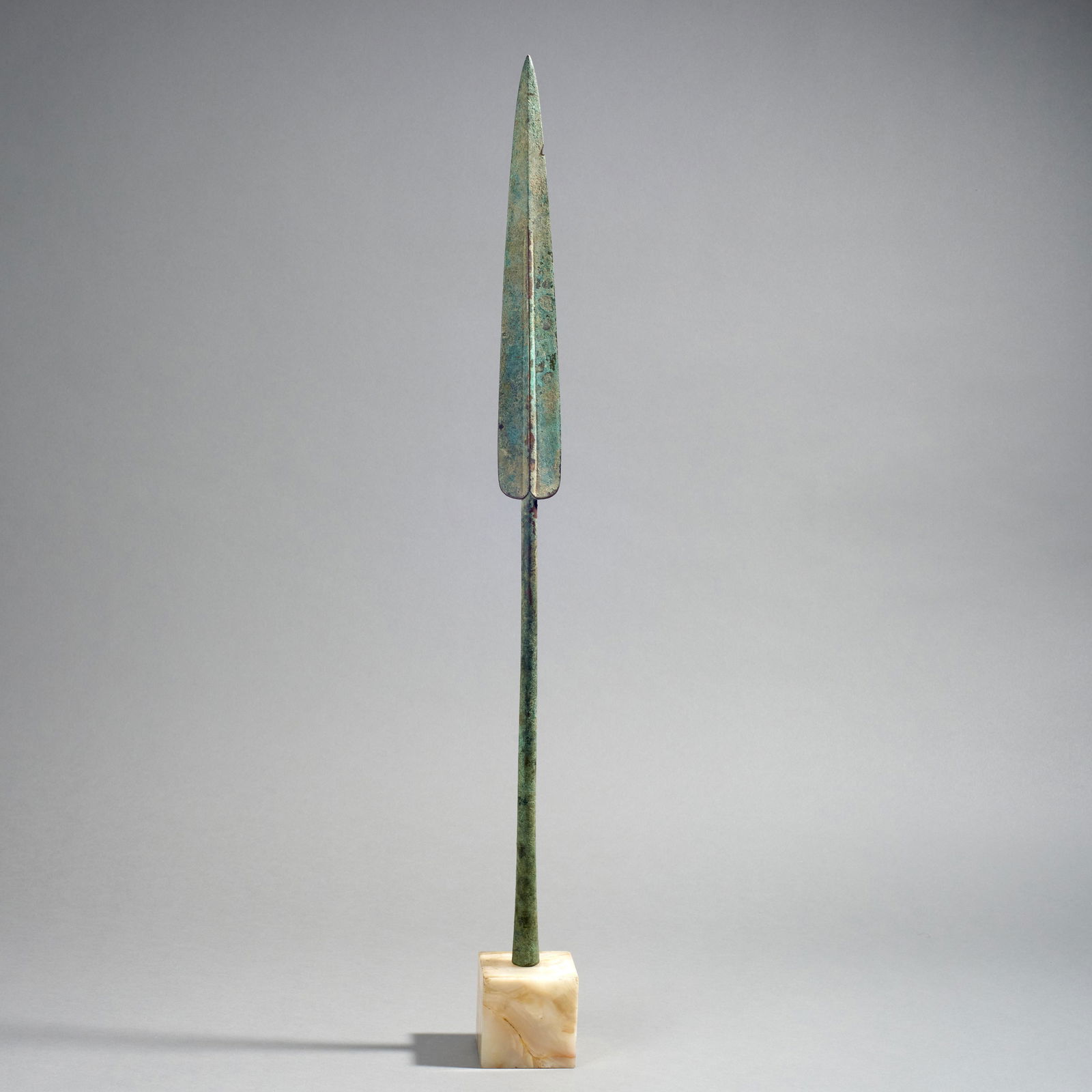 Extraordinary Ancient Bronze Spearhead (1 of 2)