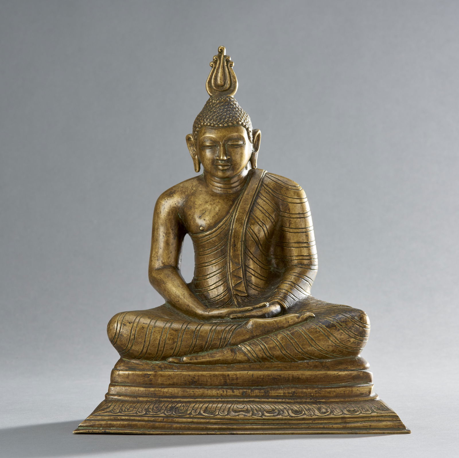 Large Bronze Sri Lankan Figure of Buddha (1 of 3)