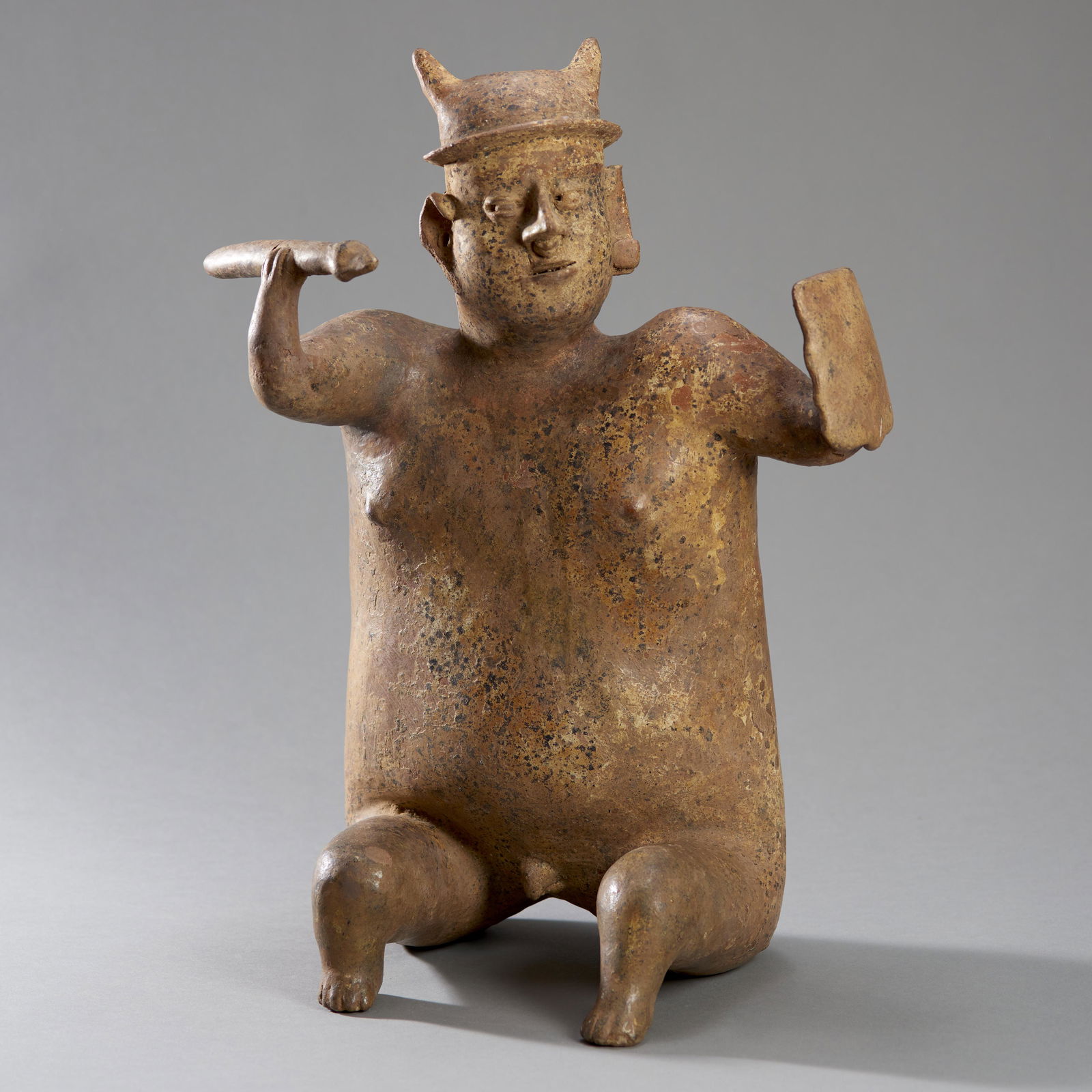 Large Pre-Columbian Nayarit Warrior (1 of 3)