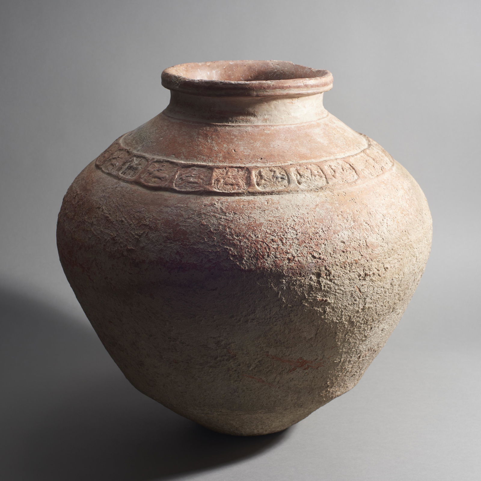 Large North Indian Terracotta Storage Jar, ex Sotheby's (1 of 3)