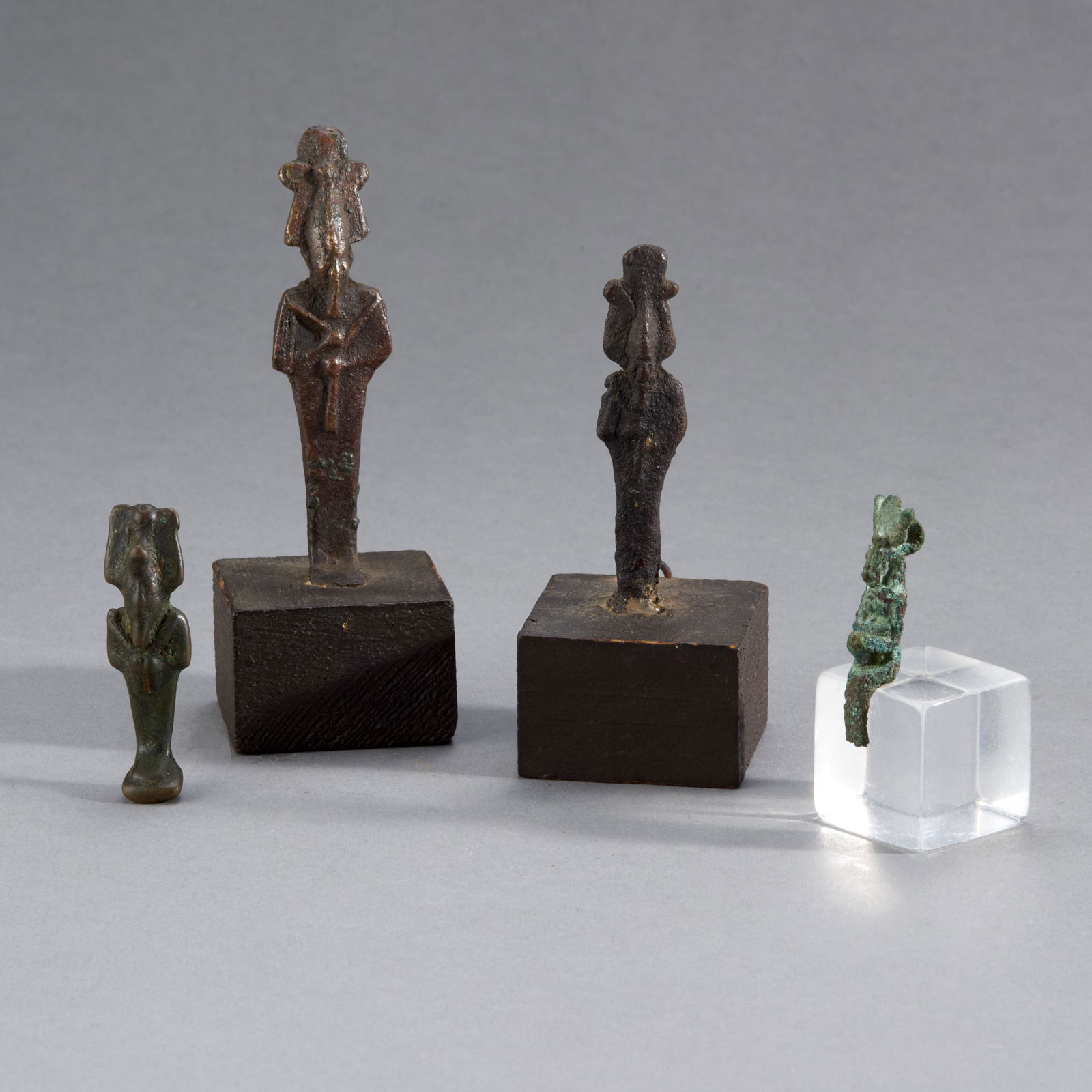 Four Small Egyptian Bronzes (1 of 2)