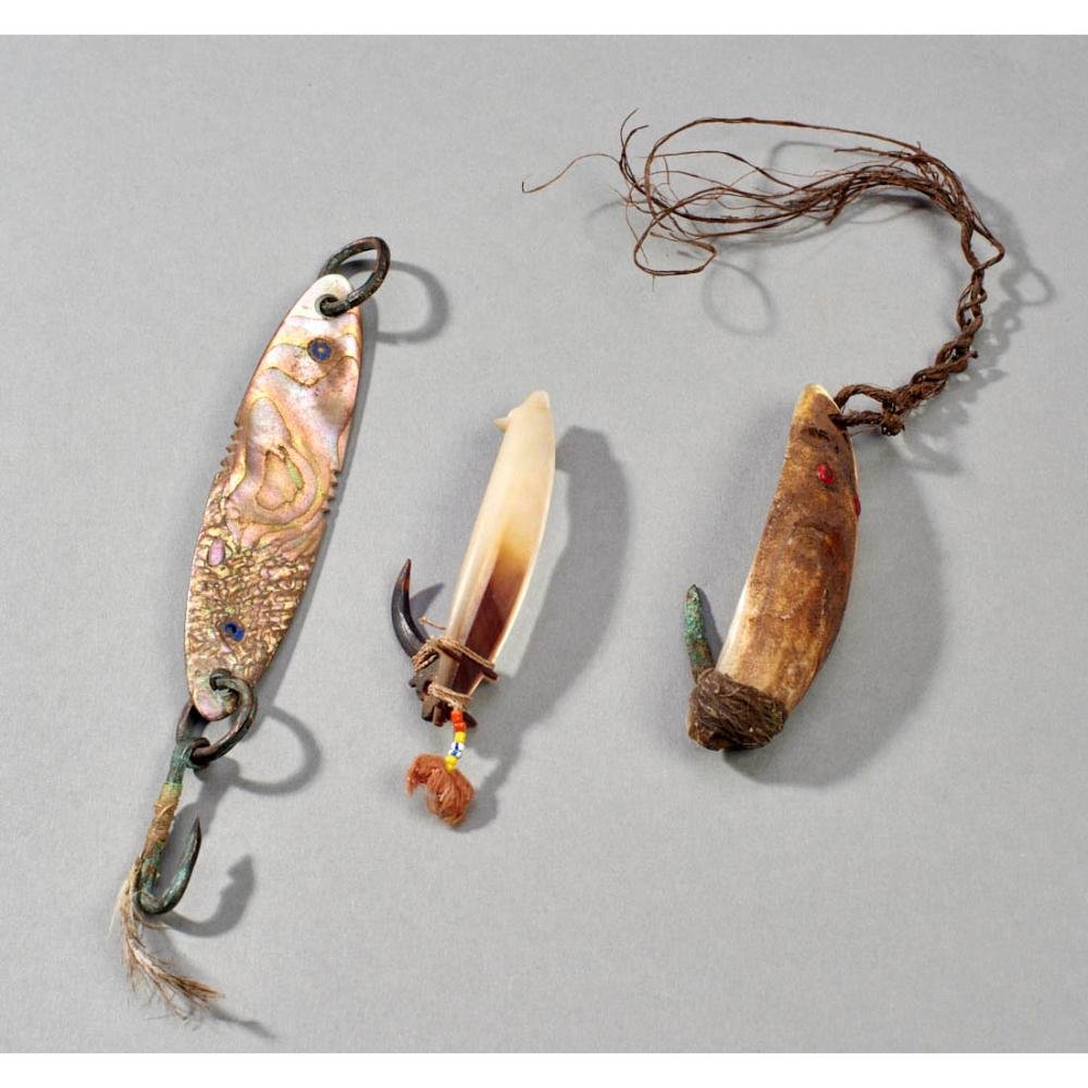 Three Oceanic Fish Hooks & Lures (1 of 2)