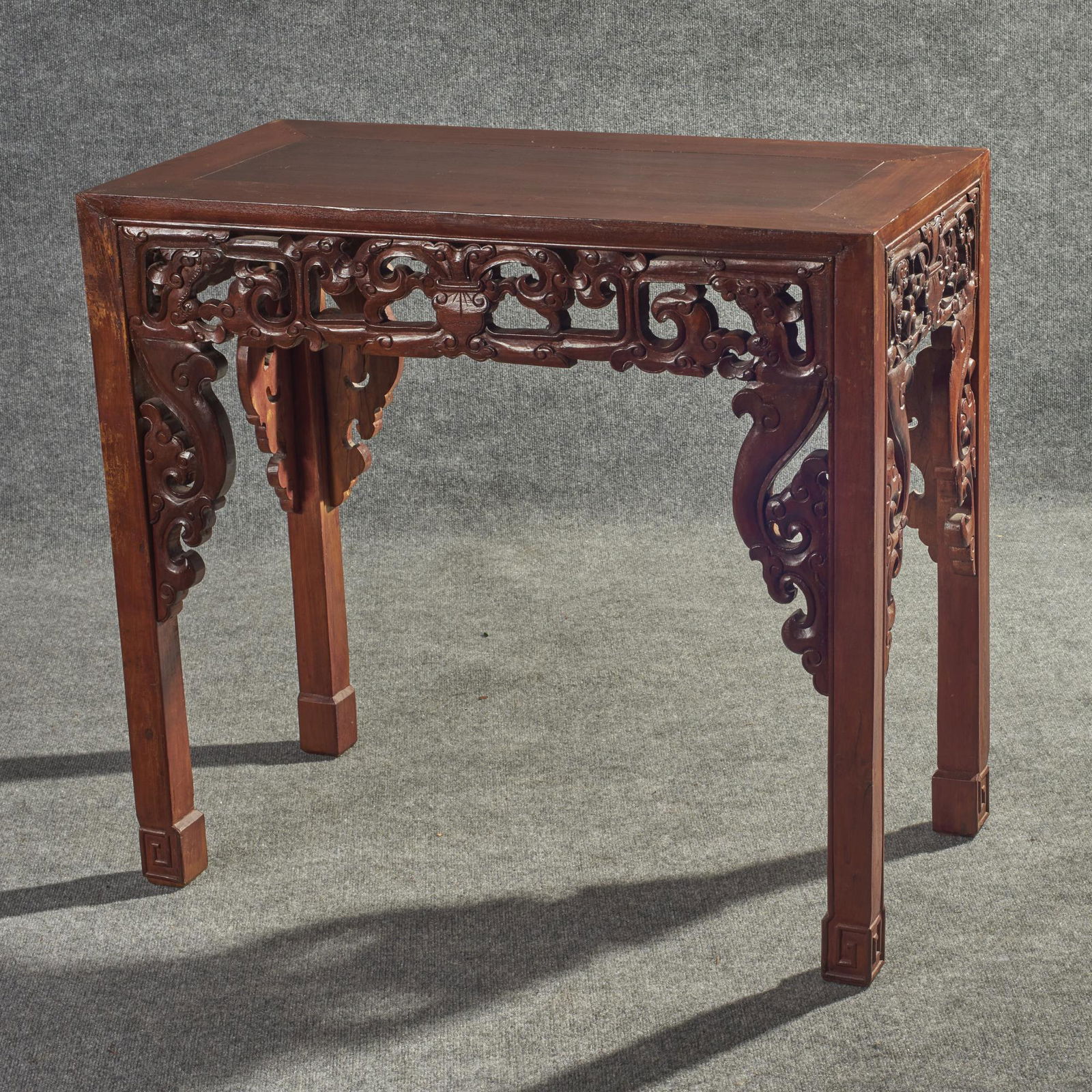 Chinese Carved Hardwood Altar Table (1 of 2)