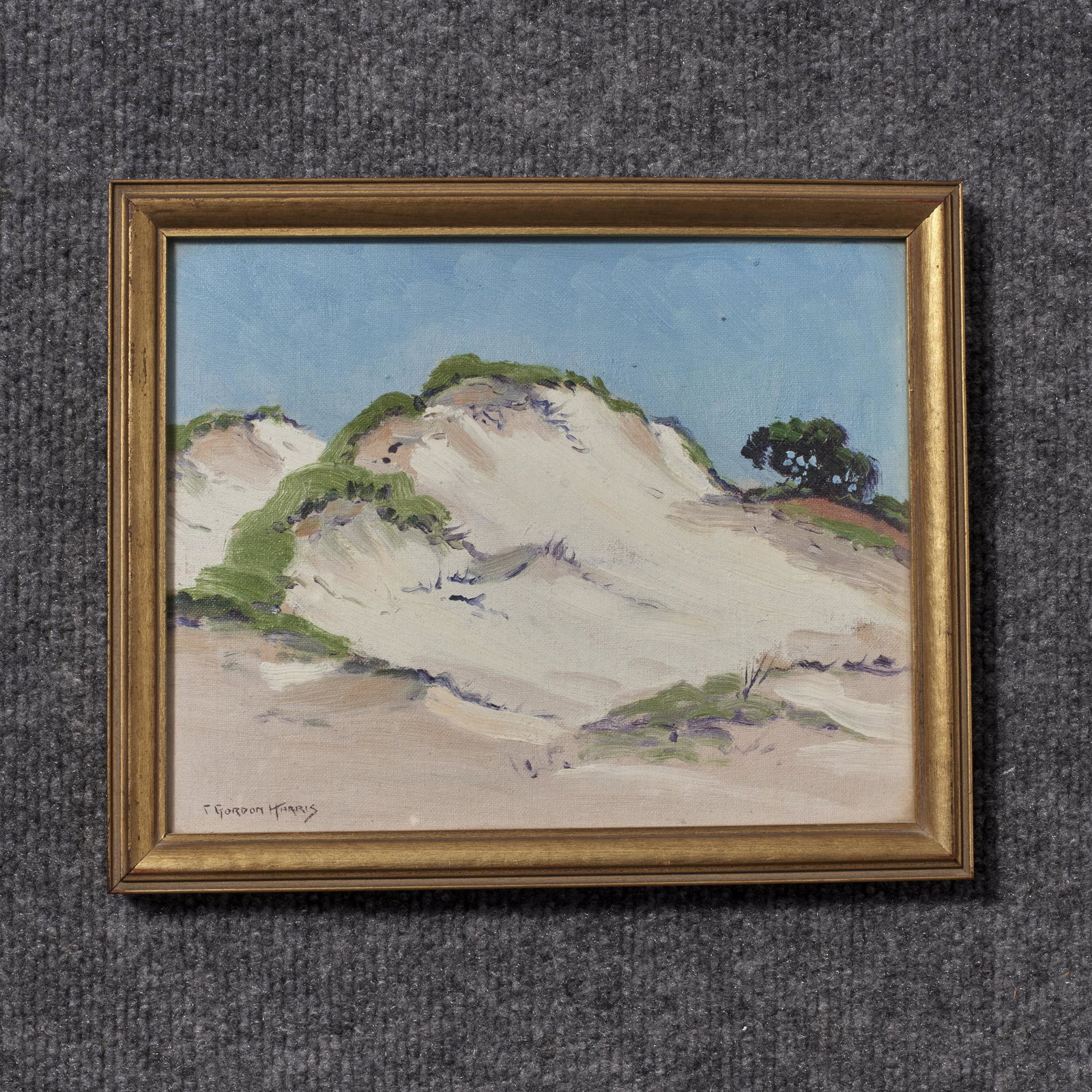 C. Gordon Harris Impressionist Oil On Artist Board (1 of 3)