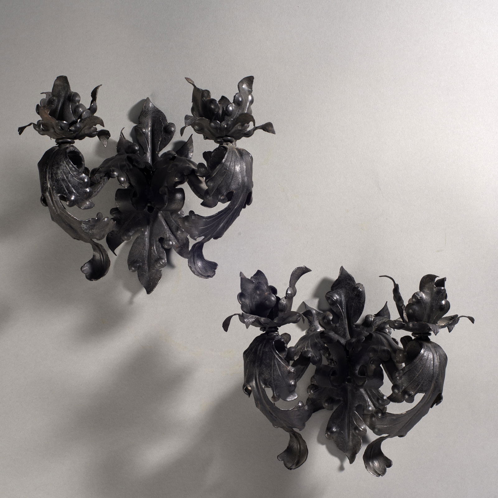 Pair Of Wrought Candle Sconces (1 of 2)