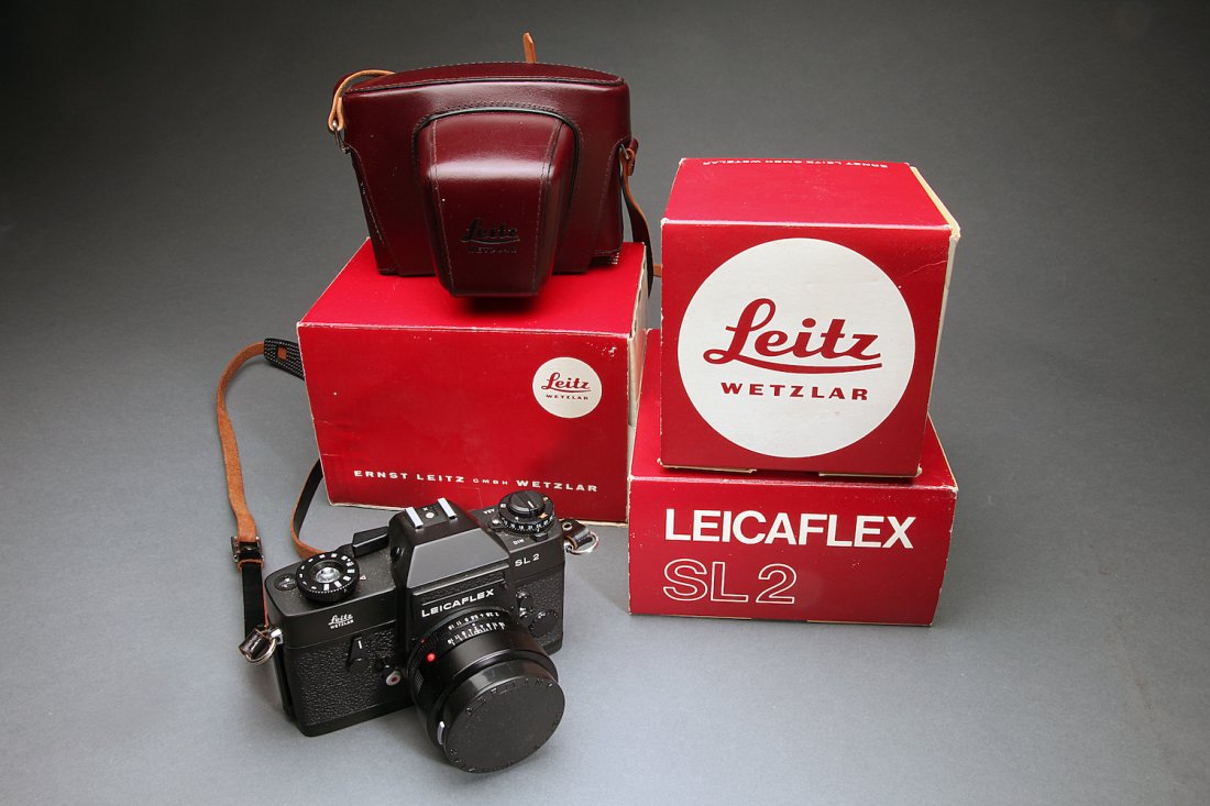 Leica Sl2 Camera W/ Lens, Carrying Case, & Boxes