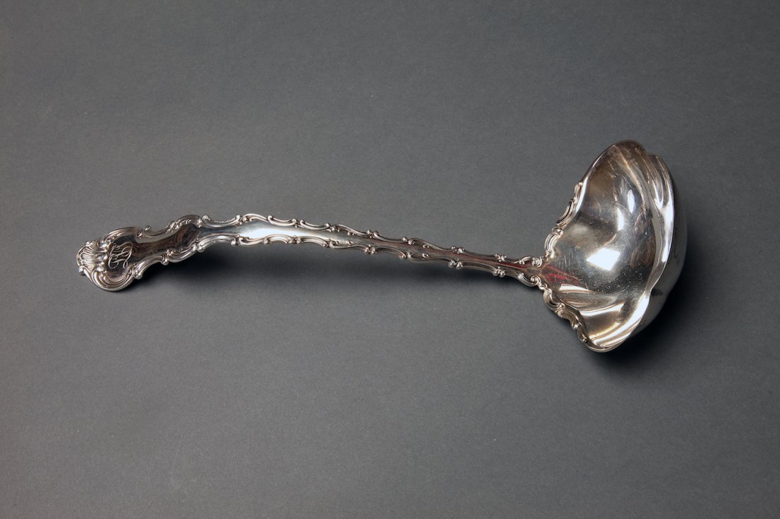 Large Gorham Sterling Silver Punch Bowl Ladle (1 of 2)
