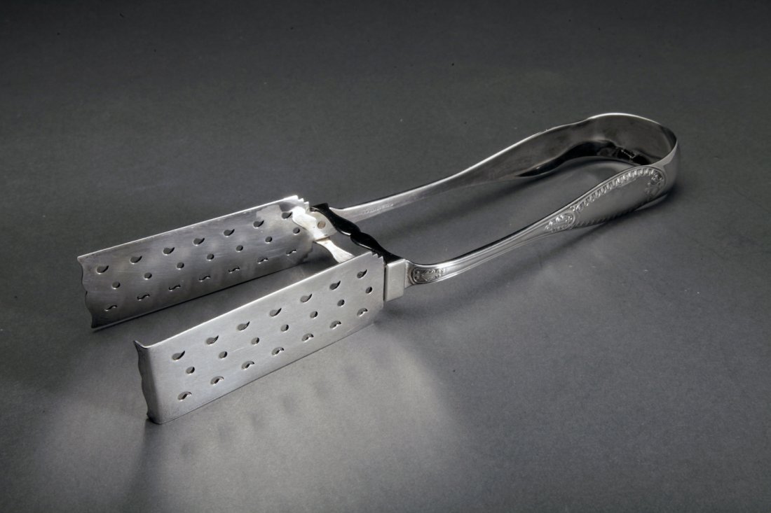 Large Tiffany & Co Sterling Silver Asparagus Tongs (1 of 2)