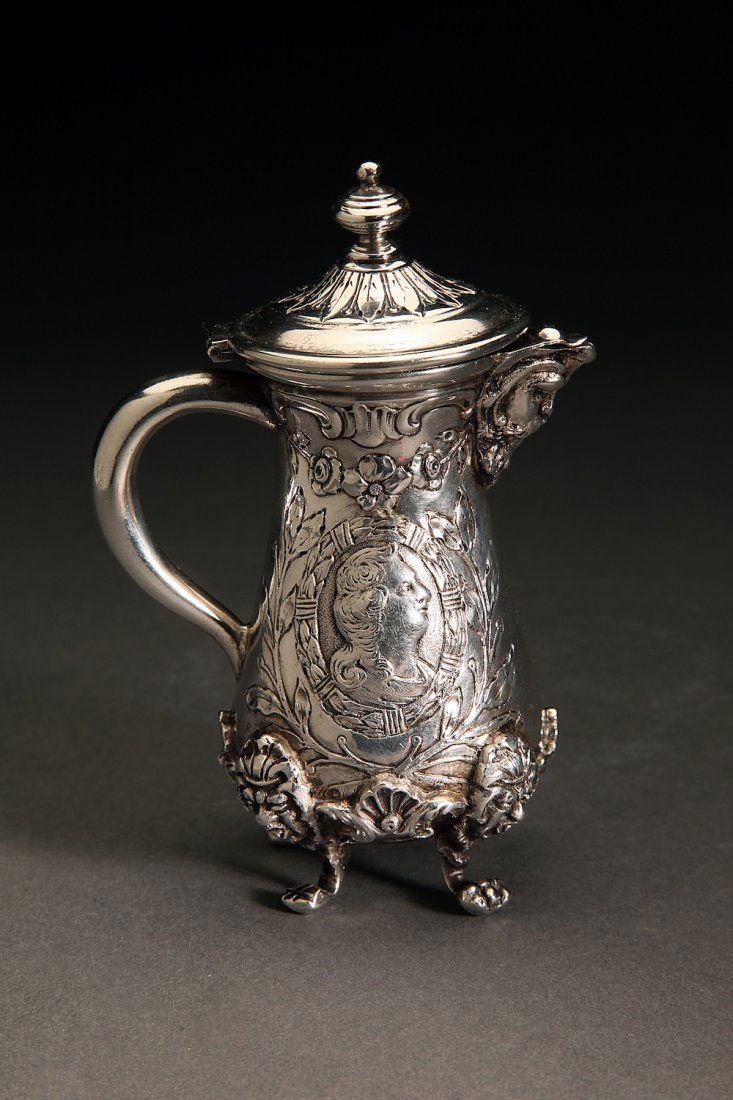 18th Century Small Silver King George Pitcher (1 of 3)