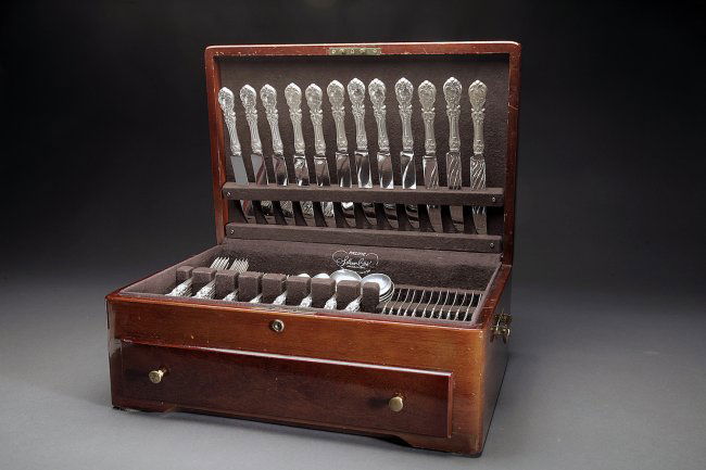 Reed & Barton Sterling Silver Flatware Service (1 of 2)