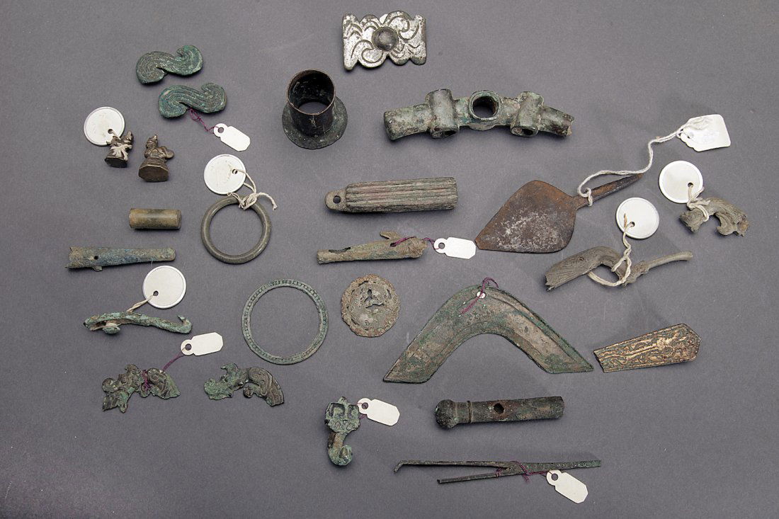 Lot of Ancient Chinese Fittings (1 of 1)