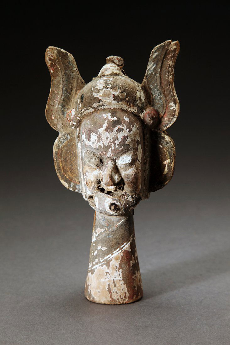 Wooden Antique Chinese Puppet Head (1 of 4)