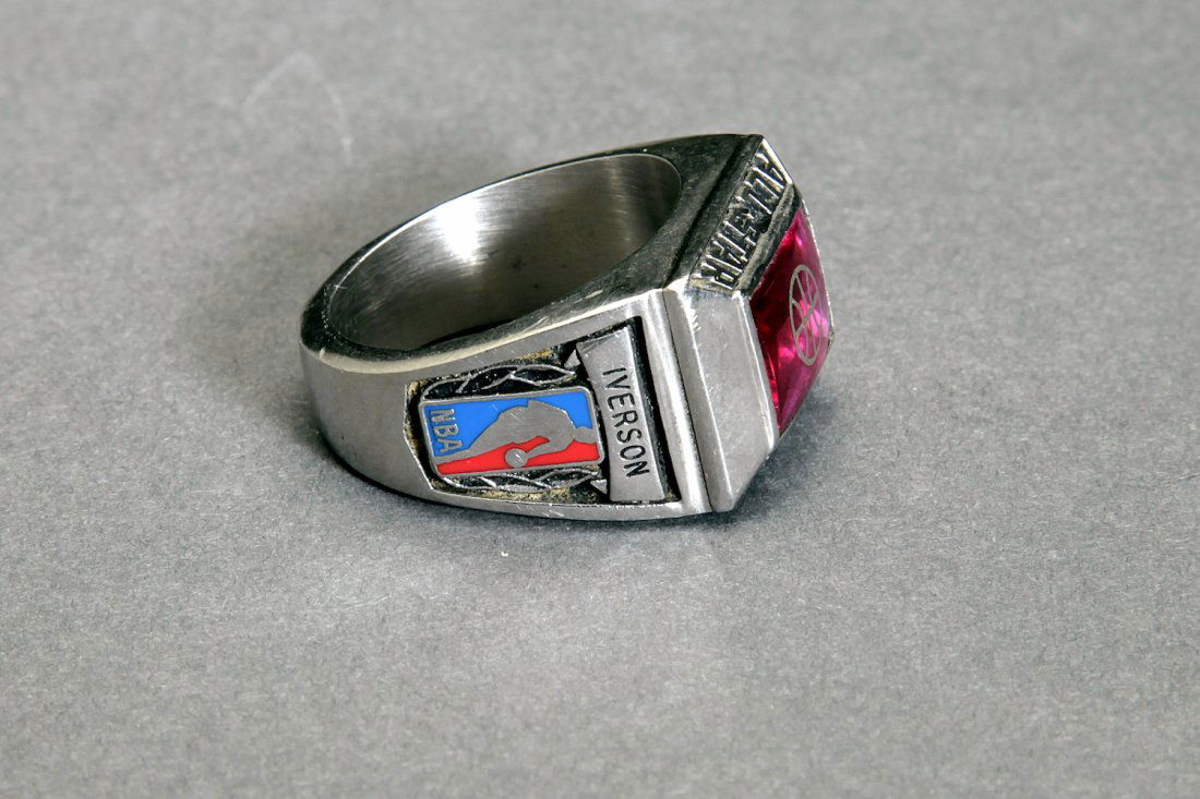Allen Iverson NBA Basketball Ring PSA/DNA (1 of 6)