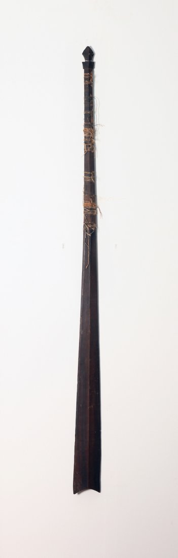 Large Antique Wooden Oceanic Club (1 of 3)
