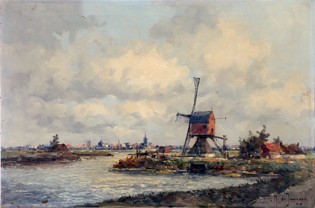 Marinus Johannes de Jongere Dutch Landscape (1 of 4)
